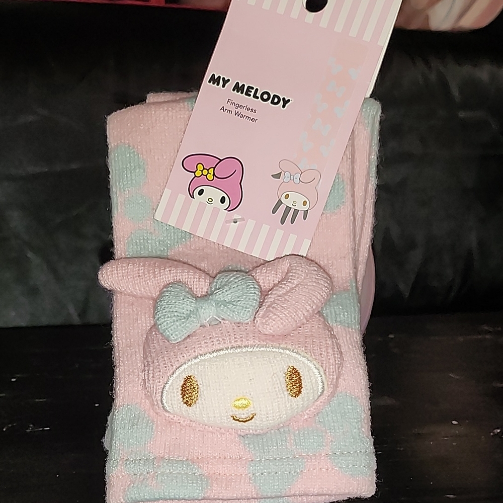 Pink Fingerless Arm Warmer